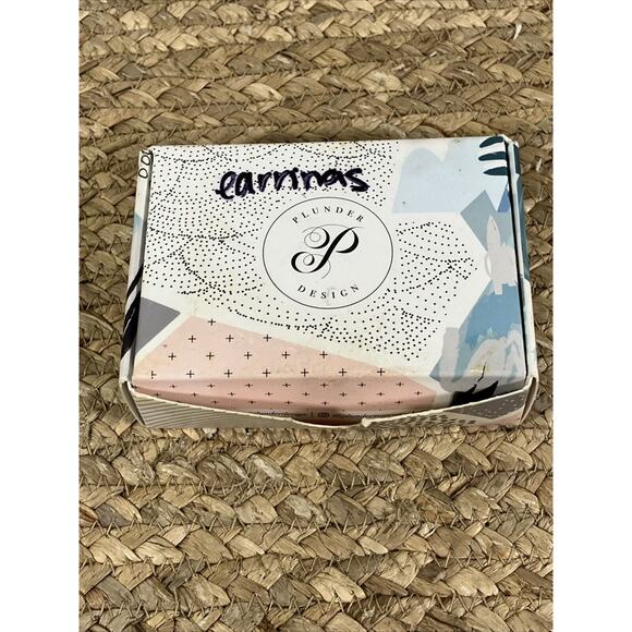 Plunder Design Earrings And Bracelet Punk Stone - Picture 8 of 9